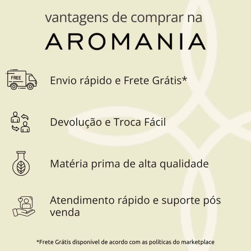 Kit 15ml 5 Essências Para Difusor Ariomatizador e Umidificador de Ambiente Hidrossolúvel