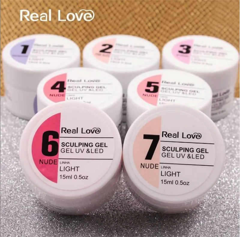 Gel para esculpir - Gel para modelar unhas Real Love Gel